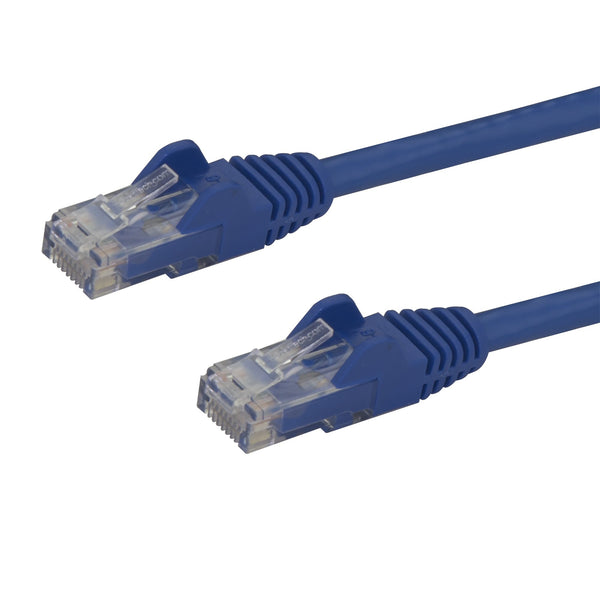 StarTech.com 1m CAT6 Cable - Blue Snagless CAT 6 Wire - 100W RJ45 UTP 650MHz Category 6 Network Patch Cord UL/TIA (N6PATC1MBL) CAT 6 Ikke afskærmet parsnoet (UTP) 1m Patchkabel Blå