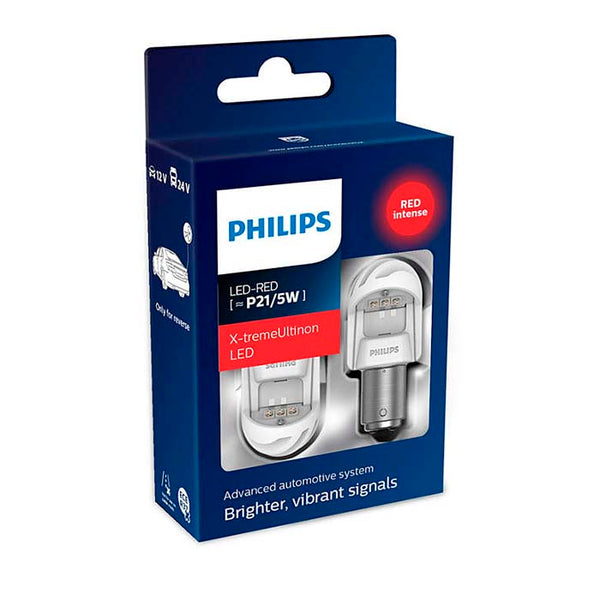 Philips X-tremeUltinon LED P21/5W Rød - Sæt