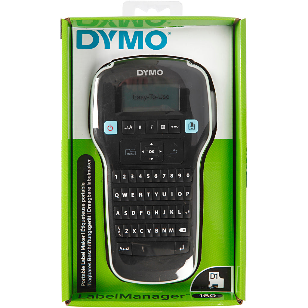 Dymo Label Manager, LM160, B: 9+12 mm, 1 stk.