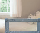 Sengehest 90 cm foldbar grå – til barneseng/voksenseng, inkl. stropper – Asalvo