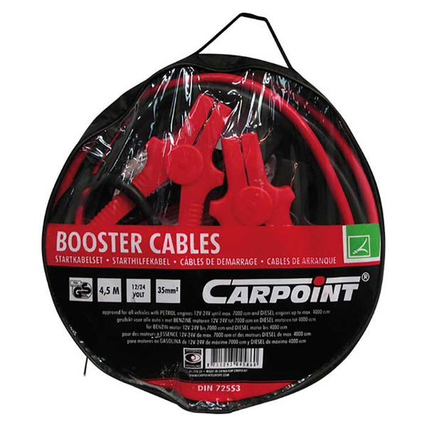 Startkabelsæt 35 mm² 4,5 m 480A - Carpoint