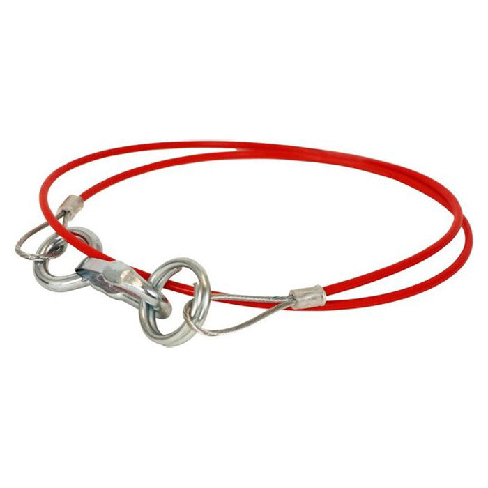 Nødbremse sikringswire 110 cm 100N/98kg plastbelagt til trailer Carpoint