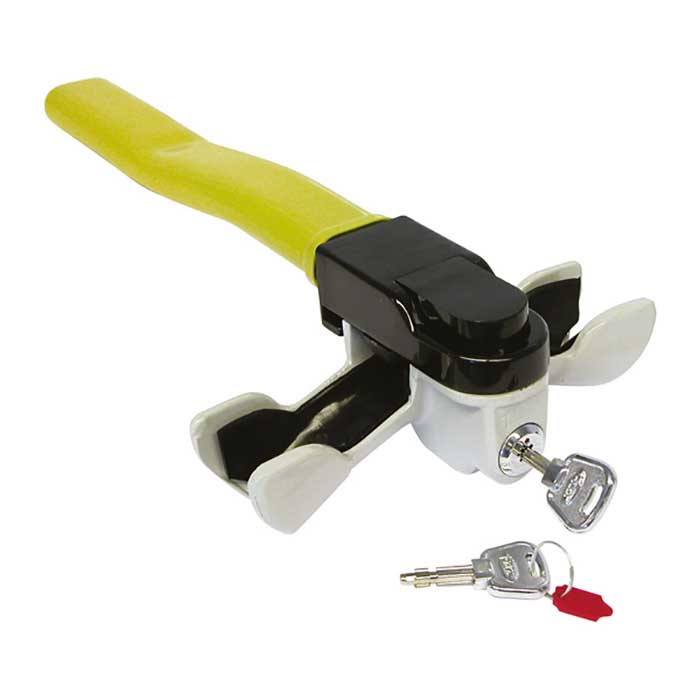 Svingbar ratlås til bil - tyverisikring, nem montering, Carpoint