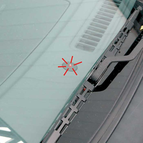 Alarmsimulator til bil med blinkdiode & 2 advarselsklistermærker - Carpoint