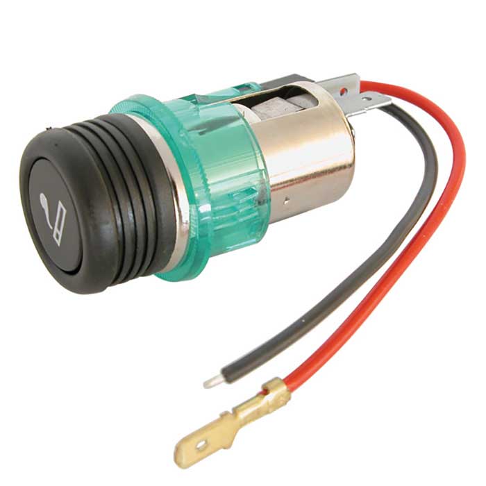 Cigartænder med indbygget lys og strømudtag - Carpoint