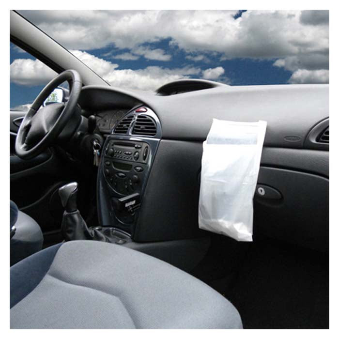 Selvklæbende affaldsposer 20x29 cm 10 stk - til køkken & badeværelse, hvid - Carpoint