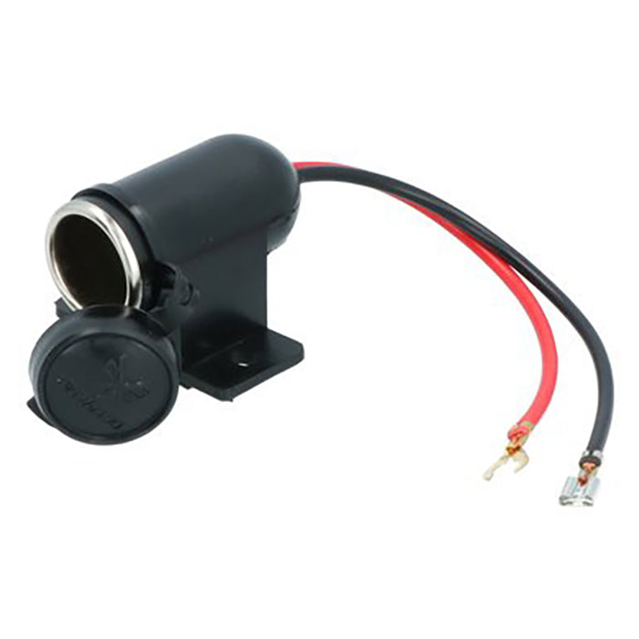 Cigartænderstik til skruemontering 12/24V, 15A, 21 mm, 15 cm kabel - Carpoint