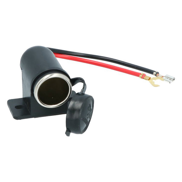 Cigartænderstik til skruemontering 12/24V, 15A, 21 mm, 15 cm kabel - Carpoint