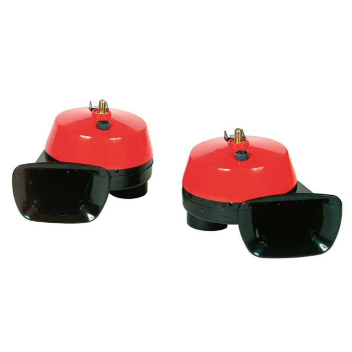 2-tonet 12V fanfarehorn til bil/båd med kompressor - Carpoint