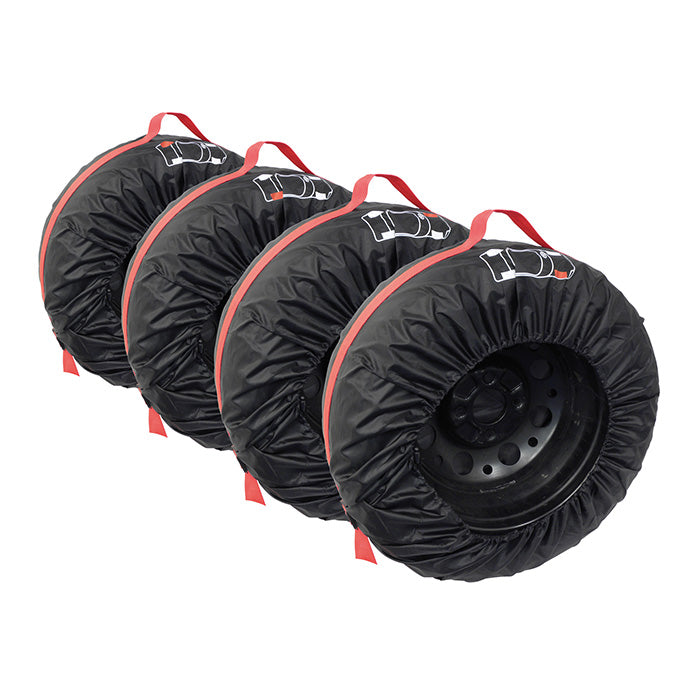 Dækposer til hjul 13-16 4 stk. med mærkning - Carpoint