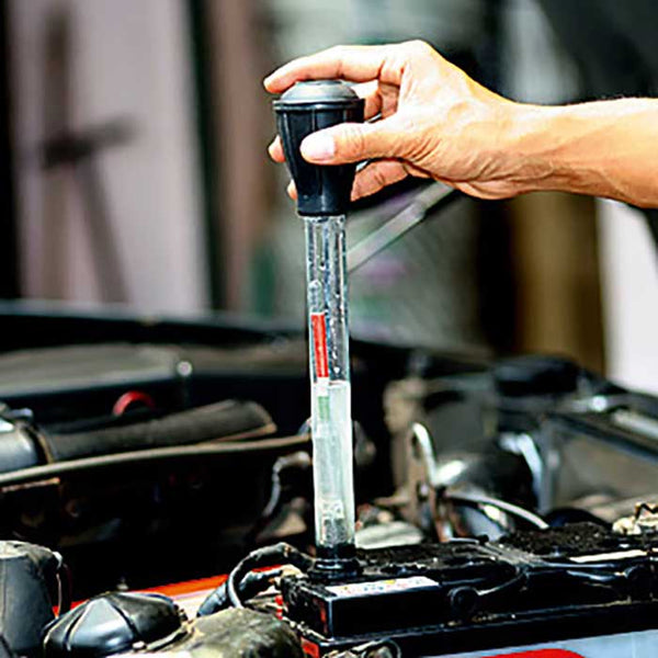 Syremåler flyder til bilbatteri - brudsikker, tydelig aflæsning - Carpoint