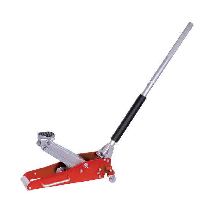 Aluminium donkraft 1500 kg løftekapacitet, lav højde 90 mm, rød/sølv - Carpoint