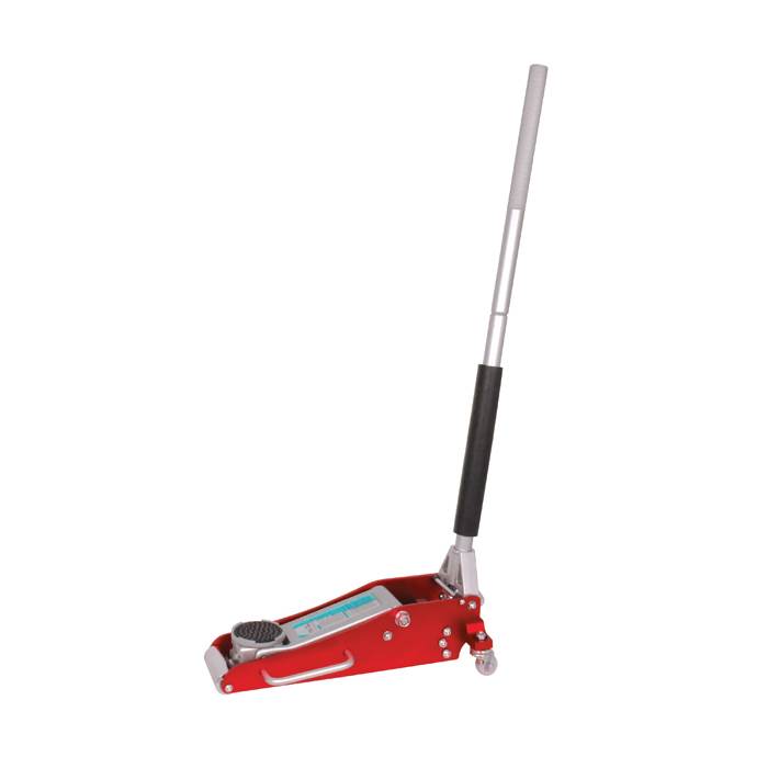 Aluminium donkraft 1500 kg løftekapacitet, lav højde 90 mm, rød/sølv - Carpoint