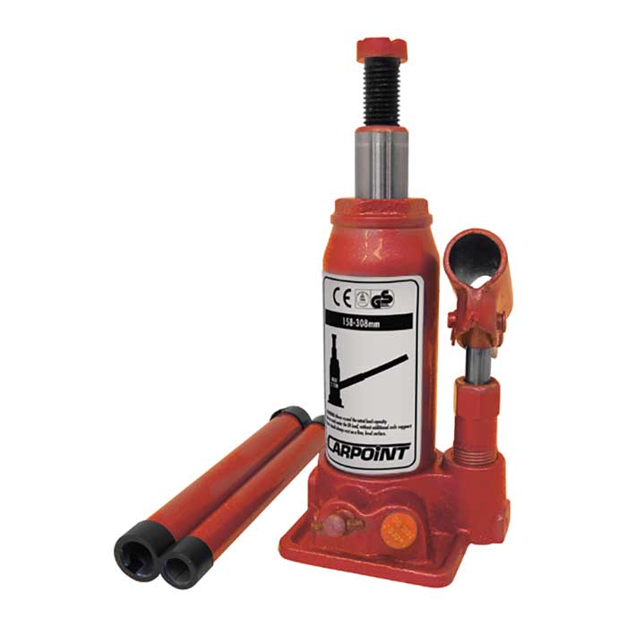 Flaskedonkraft 2 t, løftehøjde 155 - 325 mm - Carpoint