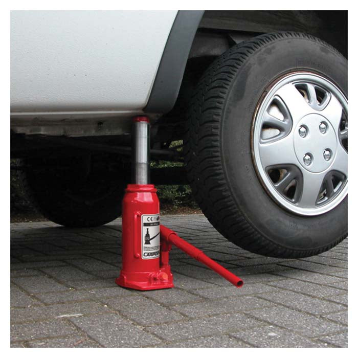 10 tons flaskedonkraft, justérbar 240 - 480 mm, CE/TÜV - Carpoint