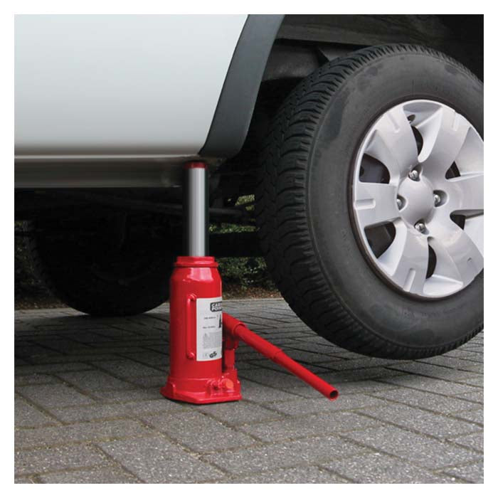 10 tons flaskedonkraft, justérbar 240 - 480 mm, CE/TÜV - Carpoint