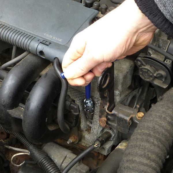 Tændrørsnøgle 21 mm vinkelbar med T-greb - Carpoint