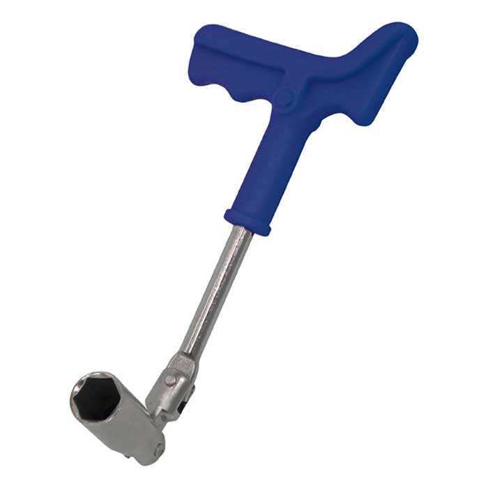 Tændrørsnøgle 21 mm T-greb vinkelbar ekstra kraftig - Lux, Carpoint