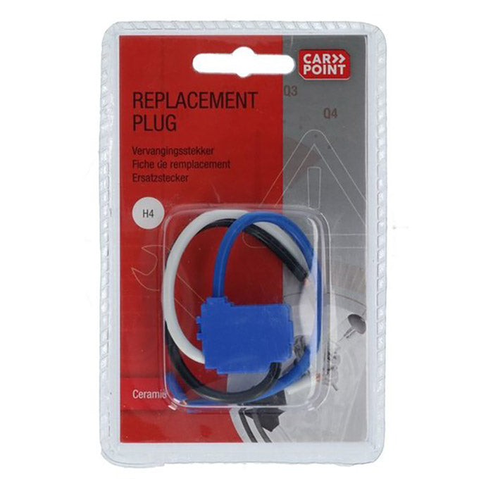 Fatning til H4 pære keramisk universel stik til bil - Carpoint