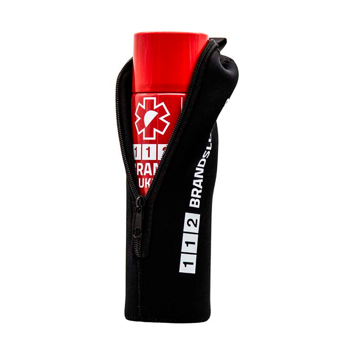 Brandslukker 400 ml kompakt til bil båd camping med neoprenhylster - 112