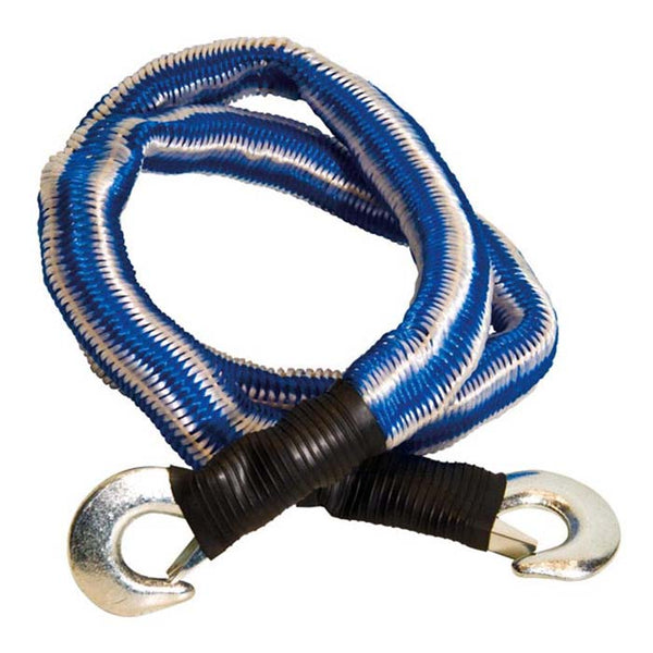 Slæbetov elastisk 1,5 - 4,0 m 2100 kg med kroge - Netlager