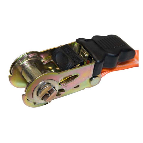 Bagagerem 500 cm 25 mm med 2 kroge og klikspænde TÜV/GS - Netlager