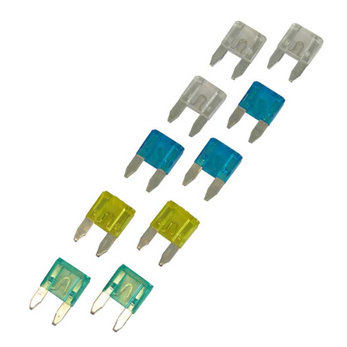 Minifladsikringer sæt 3×15A 2×20A 3×25A 2×30A - Carpoint