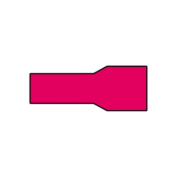 Kabelsko flad rød hun isoleret 0,5-1,5 mm² - Carpoint