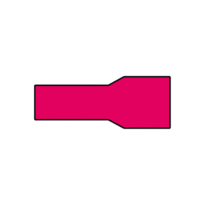 Kabelsko flad rød hun isoleret 0,5-1,5 mm² - Carpoint