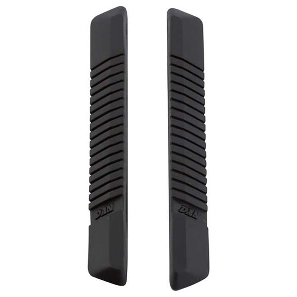 Dørkantbeskytter selvklæbende sort gummi 11 cm 2 stk - Carpoint