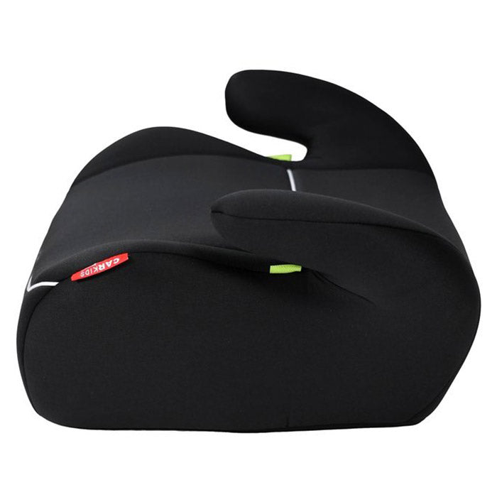 Selepude R129 godkendt 125 - 150 cm, sort med hvide detaljer - Carkids Alex by carpoint