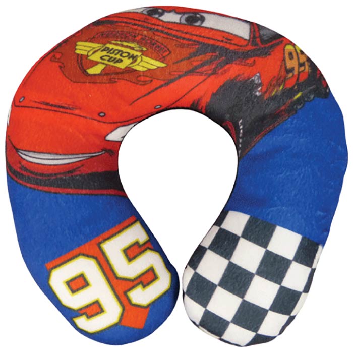 Nakkepude Cars 26x21,5 cm blød plyst - Carpoint