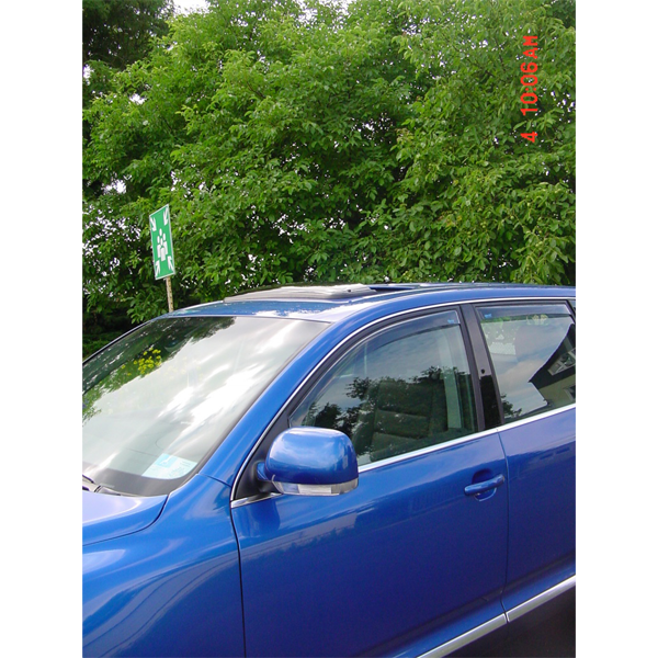 Vindafvisere til VW Touareg 2002-> med kromramme - Climair