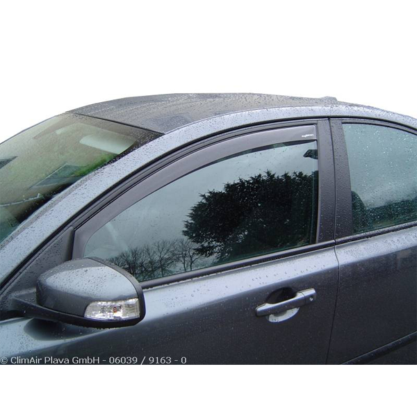 Vindafvisere til Volvo S40/V50 2004- (røgfarvede, nem montering) Climair