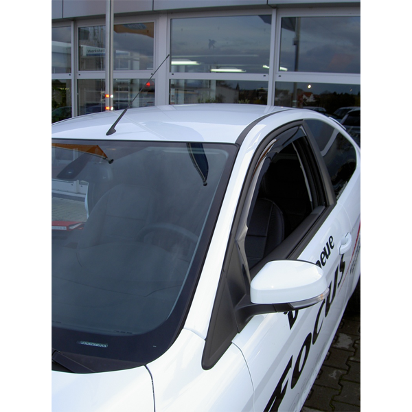 Vindafvisere til Ford Focus 4/5-dørs+stc 2005- (røgfarvede) Climair