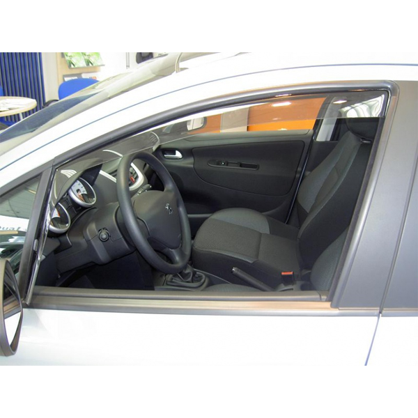 Vindafvisere til Peugeot 207 5-dørs (06-) røgfarvet - Climair