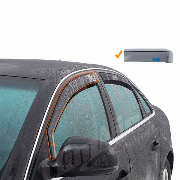 Vindafvisere Toyota RAV4 XA5 2019-2 stk, akryl - Climair