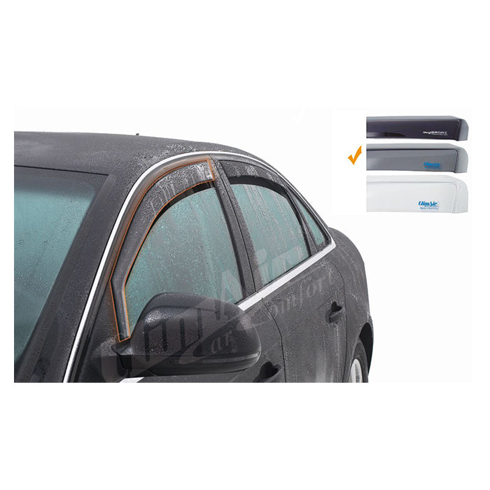 Vindafvisere til Toyota Aygo X (B7) 2022- - røggrå, 5-dørs - Climair