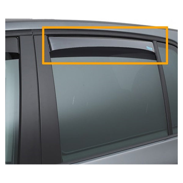 Vindafviser bagrude Dacia Duster 5-dørs 2017- røggrå - Climair