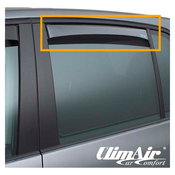 Vindafviser bagruder Toyota RAV4 2012 5-dørs grå Climair