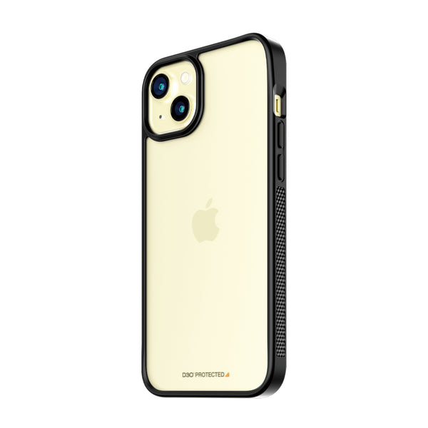 PanzerGlass ClearCase Beskyttelsescover Sort Gennemsigtig Apple iPhone 15 Plus