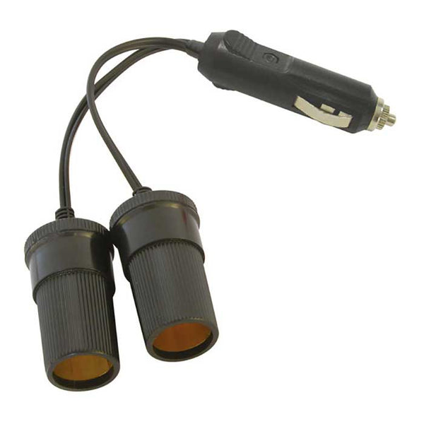 Dobbelt 12V strømudtag til opladere - Carpoint