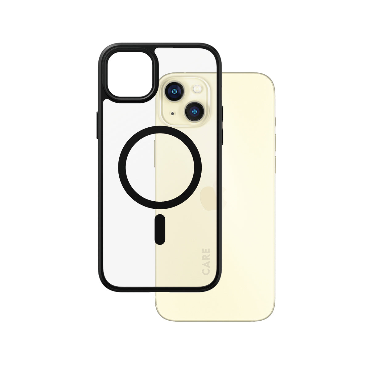 PanzerGlass CARE Flagship Case med MagSafe til iPhone 15 Plus Transparent