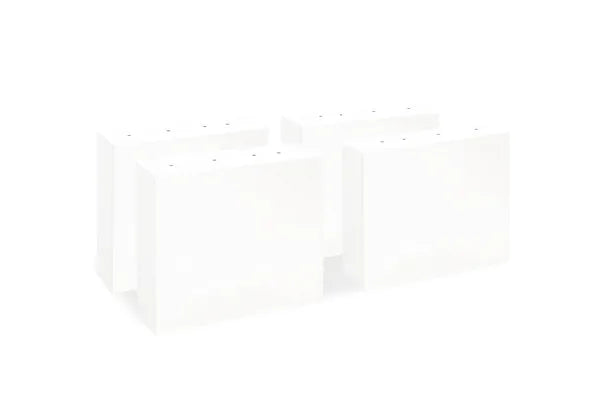 Pinolino Puslekommode forhøjelse sæt, 17 cm, Hvid