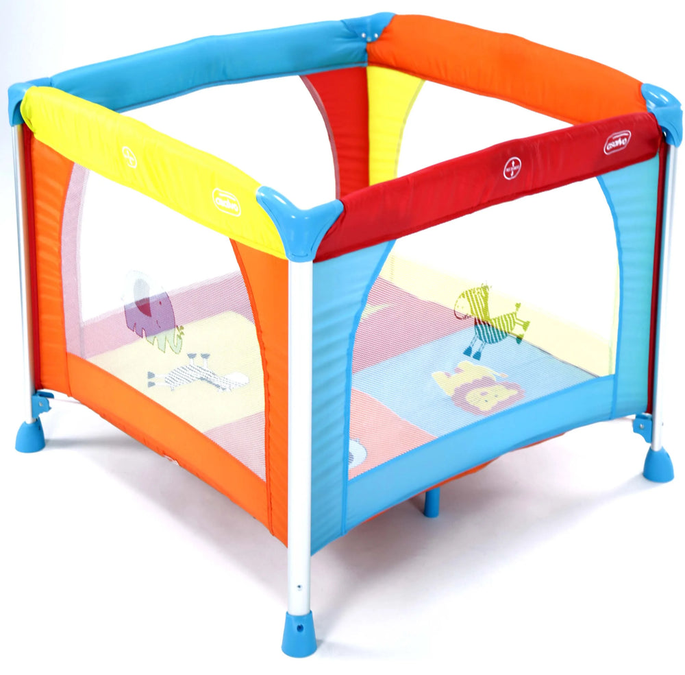 Kravlegård Aluminium 99 X 99 Cm Foldbar – Jungle – Asalvo