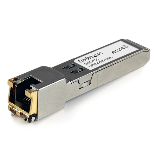 StarTech.com Cisco SFP-GE-T Compatible SFP Module - 1000BASE-T - Mbps SFP to RJ45 Cat6/Cat5e Transceiver - 100m SFP (mini-GBIC) transceiver modul