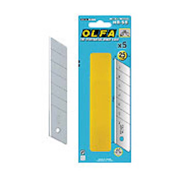 Bræk-af knivblade 25 mm, 5 stk - BATO Olfa