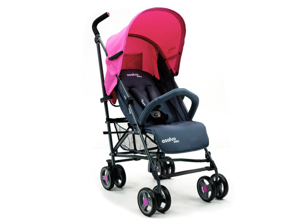 Klapvogn Trotter Plus Justerbar – Rosa – Asalvo