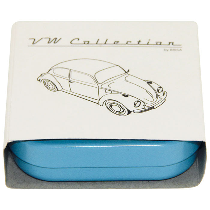 Nøglering VW Bobbel blå - retro bilnøgleanhænger i gaveæske - vw-collect