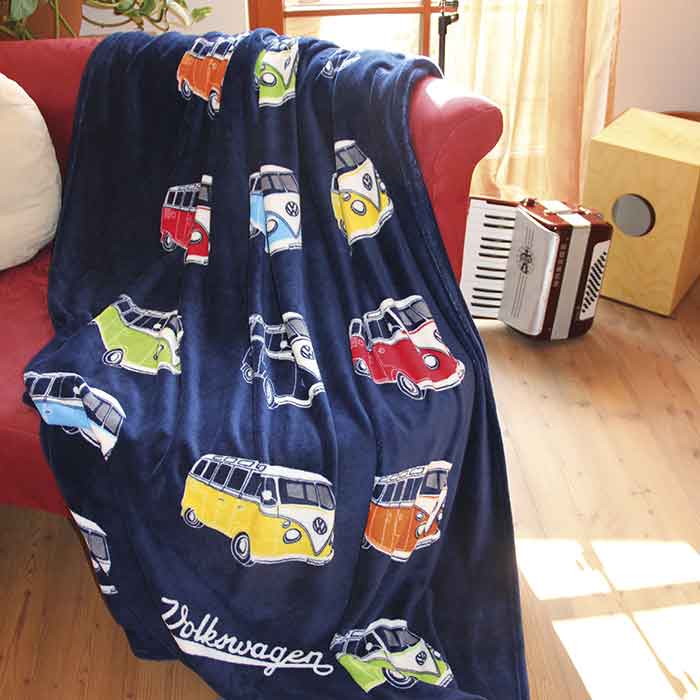 Fleecetæppe - VW T1 Samba bus - vw-collect